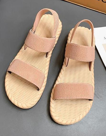 Women's Espadrille Flat Sandals Casual Solid Color Shoes