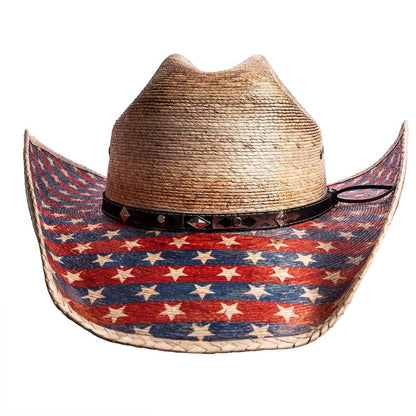 Patriot | Mens Straw Cowboy Hat