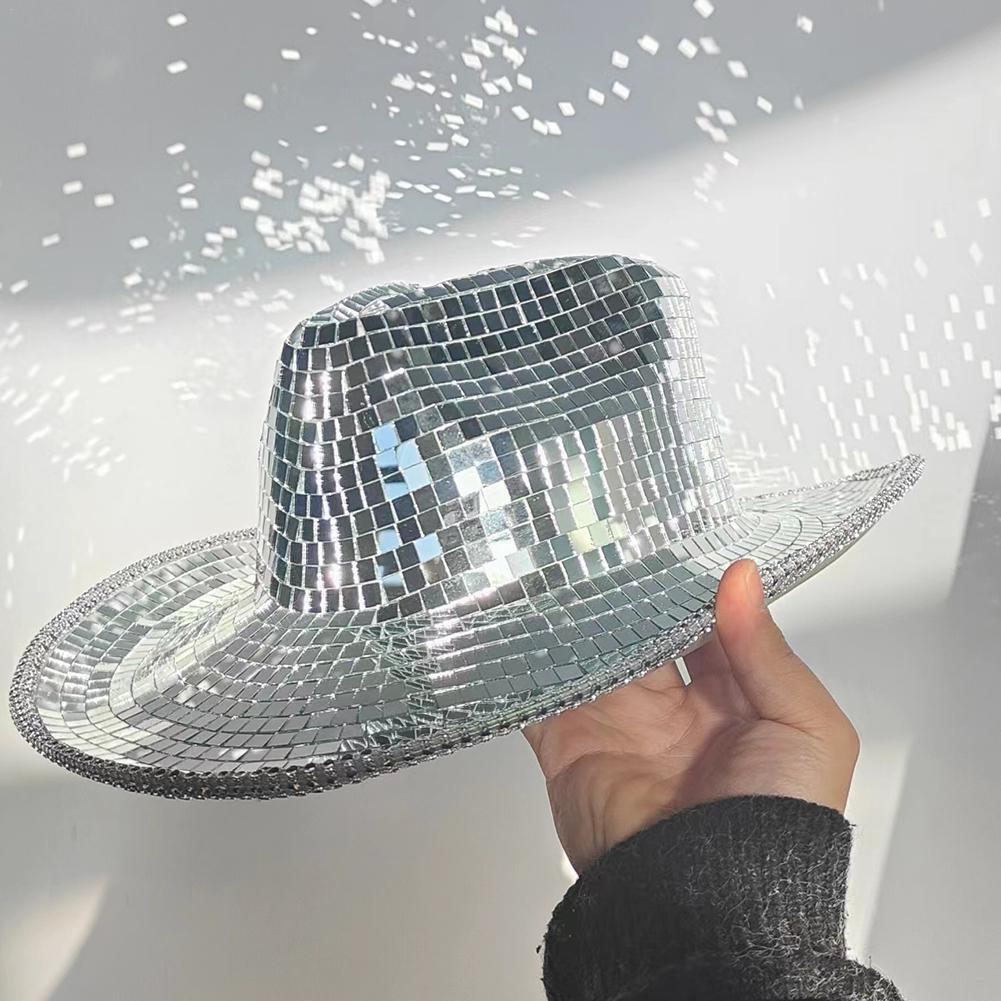 Disco Ball Cowgirl/Cowboy Hat [Buy 2 get free shipping&Box packing]