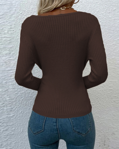 Irregular Crossings Sweater