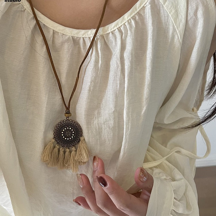 Bohemian Vintage Tassel Necklace