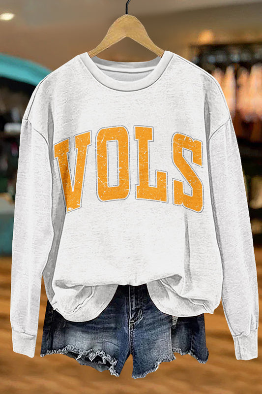 Cozy Gameday Tennessee Volunteers Print Sweatshirt