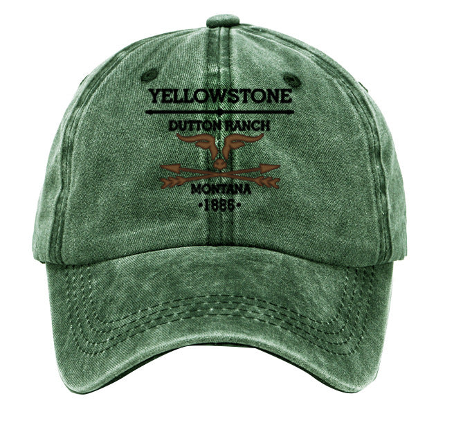 Men's Vintage Western Yellowstone Sun Hat