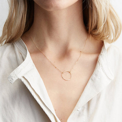 Classic Simple Circle Necklace