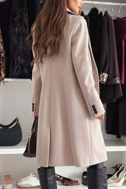 Women's fashionable double breasted coat