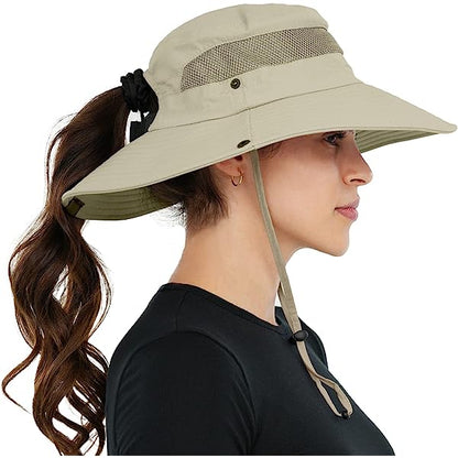 Fishing Hat UPF 50+ Wide Brim Sun Hat for Men and Women, Mens Bucket Hats with UV Protection for Hiking Beach Hats