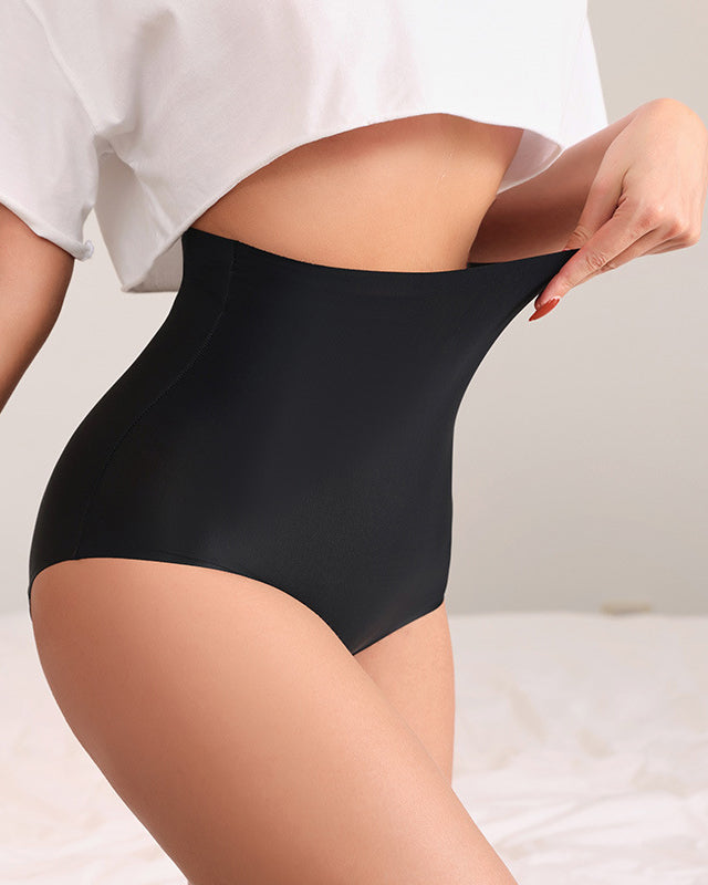 High-Waisted Four-Layer Plus Size Menstrual Period Underwear