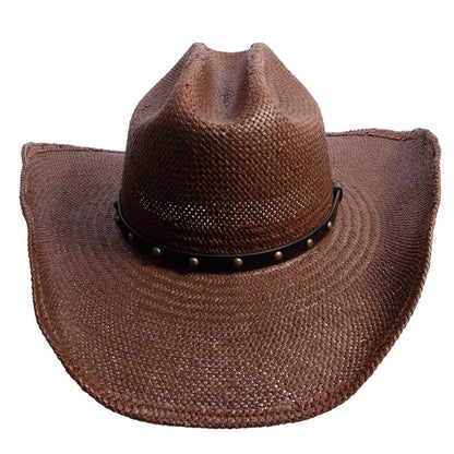 Koda | Mens Brown Straw Cowboy Hat