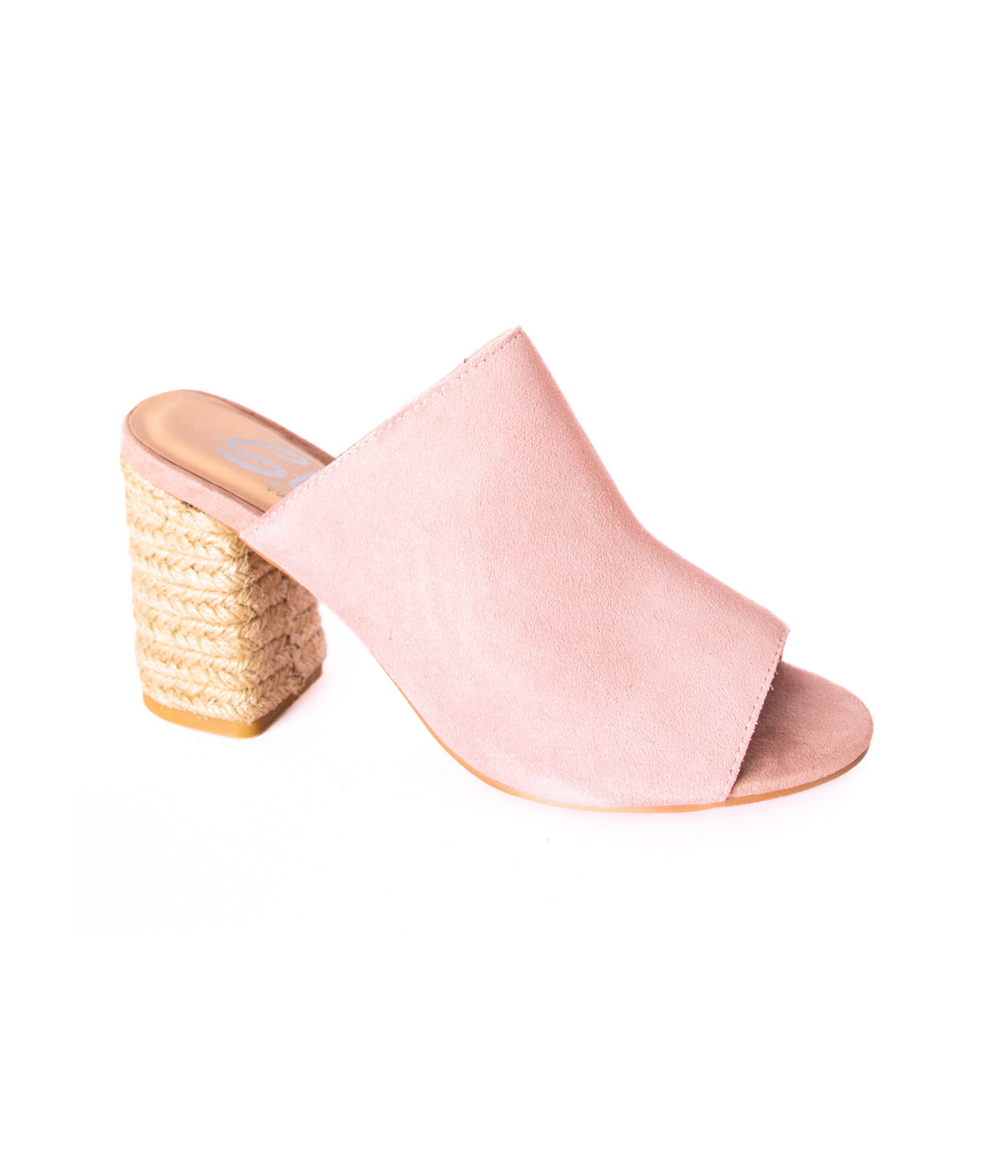 Sbicca Helena Heeled Sandal in Blush Suede