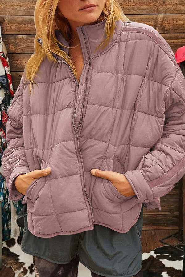 Casual Loose Lightweight Quilted Jacket