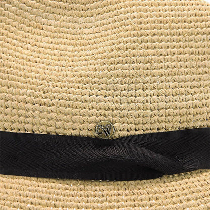 Walrus Hats Crocheted Raffia Straw Fedora Hat