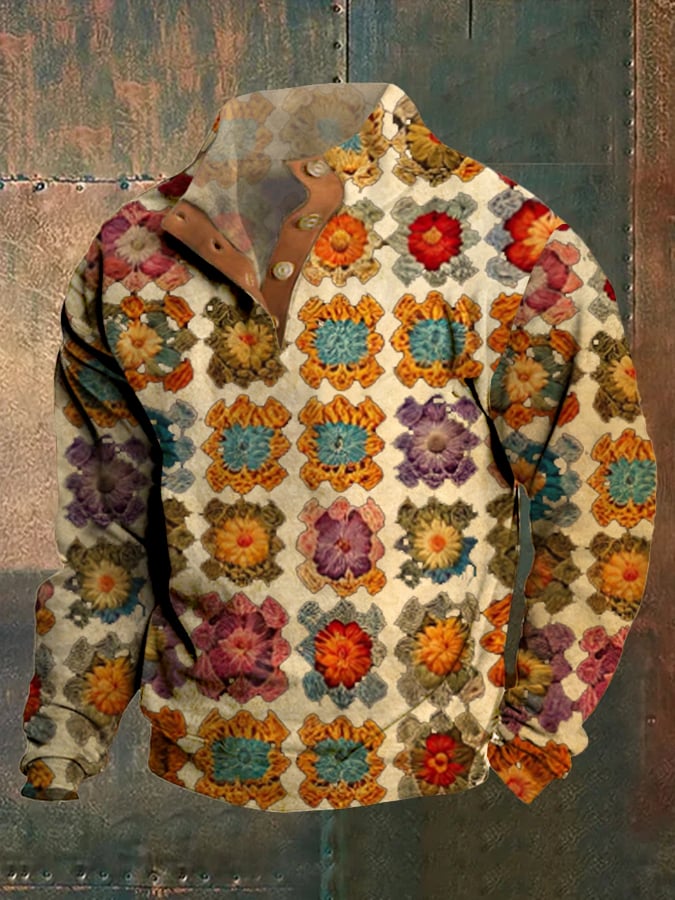 Men's Casual Bohemian Sweatshirt