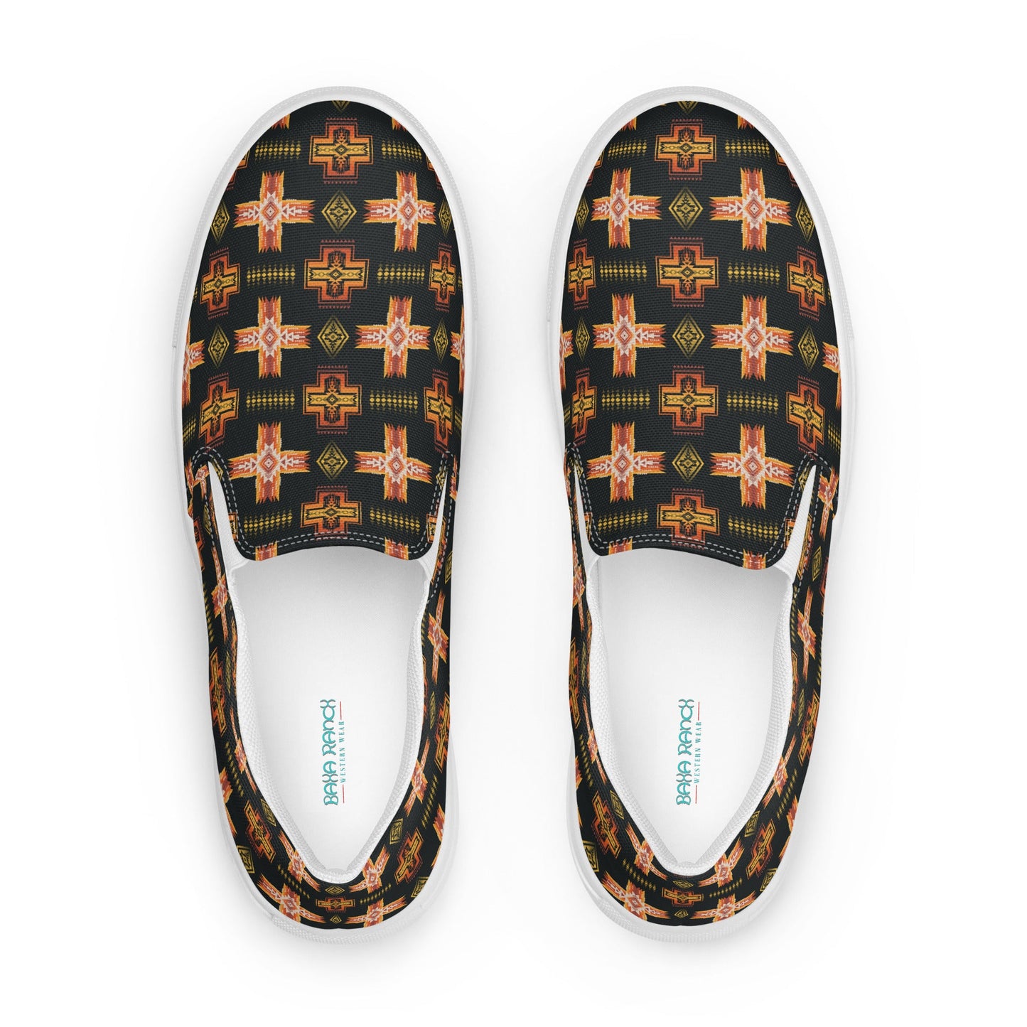 Fire Aztec Women__ Slip-on Canvas Shoes