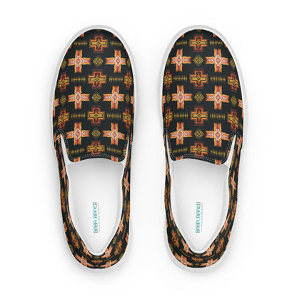 Fire Aztec Women__ Slip-on Canvas Shoes