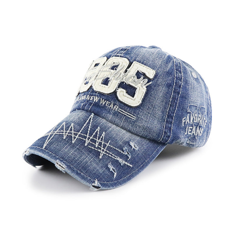 Men & Women Baseball Cap/Patchwork Embroidery Outdoor Fitted Hat