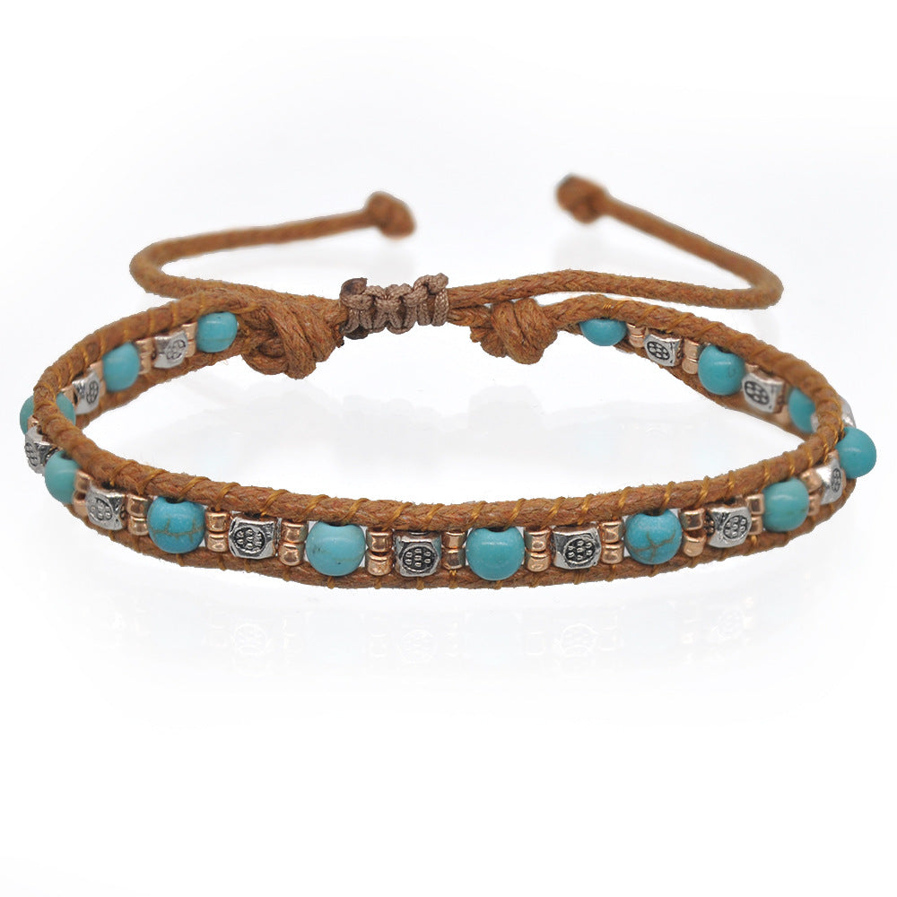 Unisex Retro Bohemian Wrap Braided Bracelet