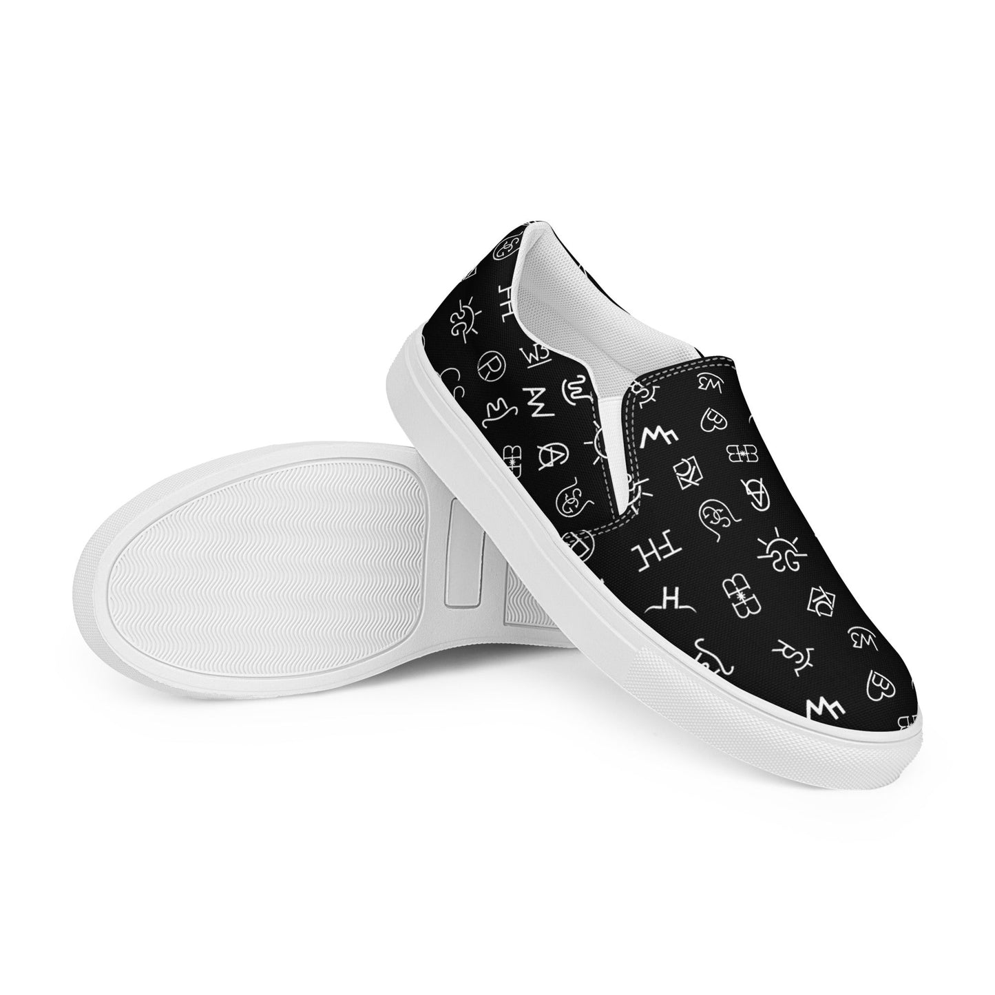 Cattle Brands Women__ Slip-on Canvas Shoes