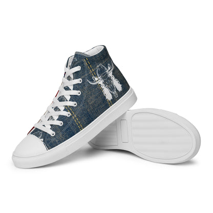 Mullet Cowboy Patriot Men__ high top canvas shoes