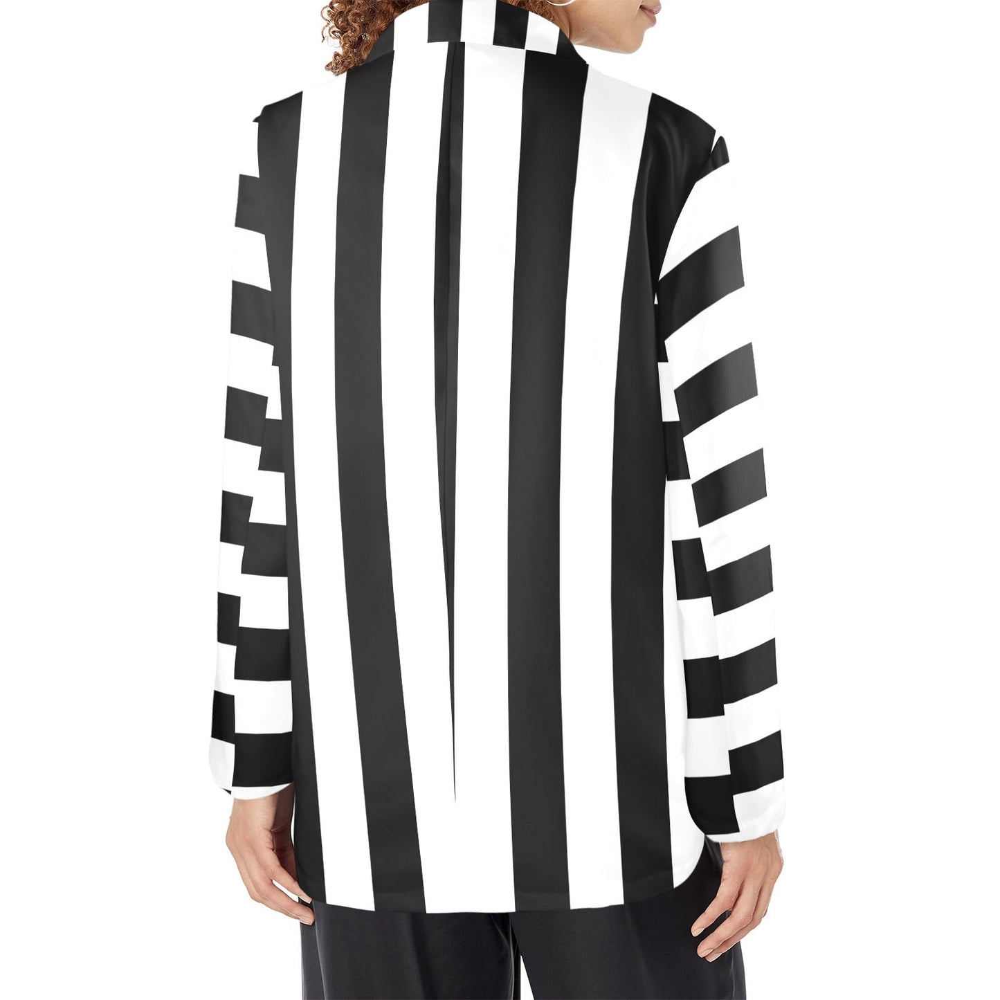 BeetleJuice Prison Stripe Blazer Women's