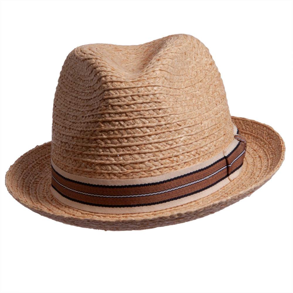 Elias | Mens Straw Fedora Hat