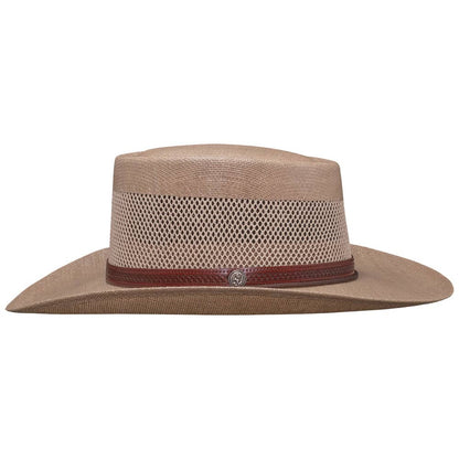 Madrid | Mens Wide Brim Straw Gambler Hat