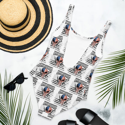 Yeehaw Come & Take It One-Piece Swimsuit