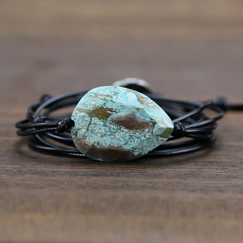 Unisex Vintage Ocean Stone Bohemian Bracelet