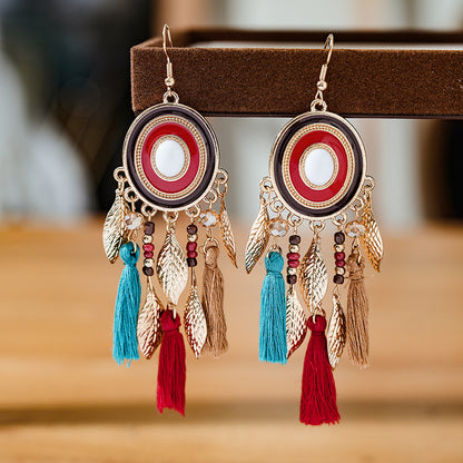 Women's Bohemian Ethnic Style Tassel Earrings