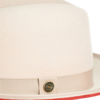 Classic Center-creased Fedora-King (Sandy Beige)