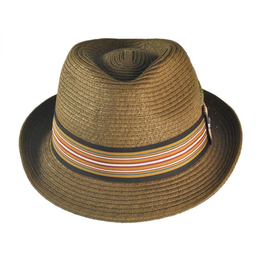 Heritage Classic Fedora Straw Trilby Fedora Hat