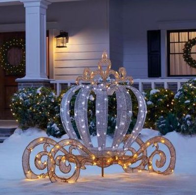 Christmas-5 ft led twinkling carriage