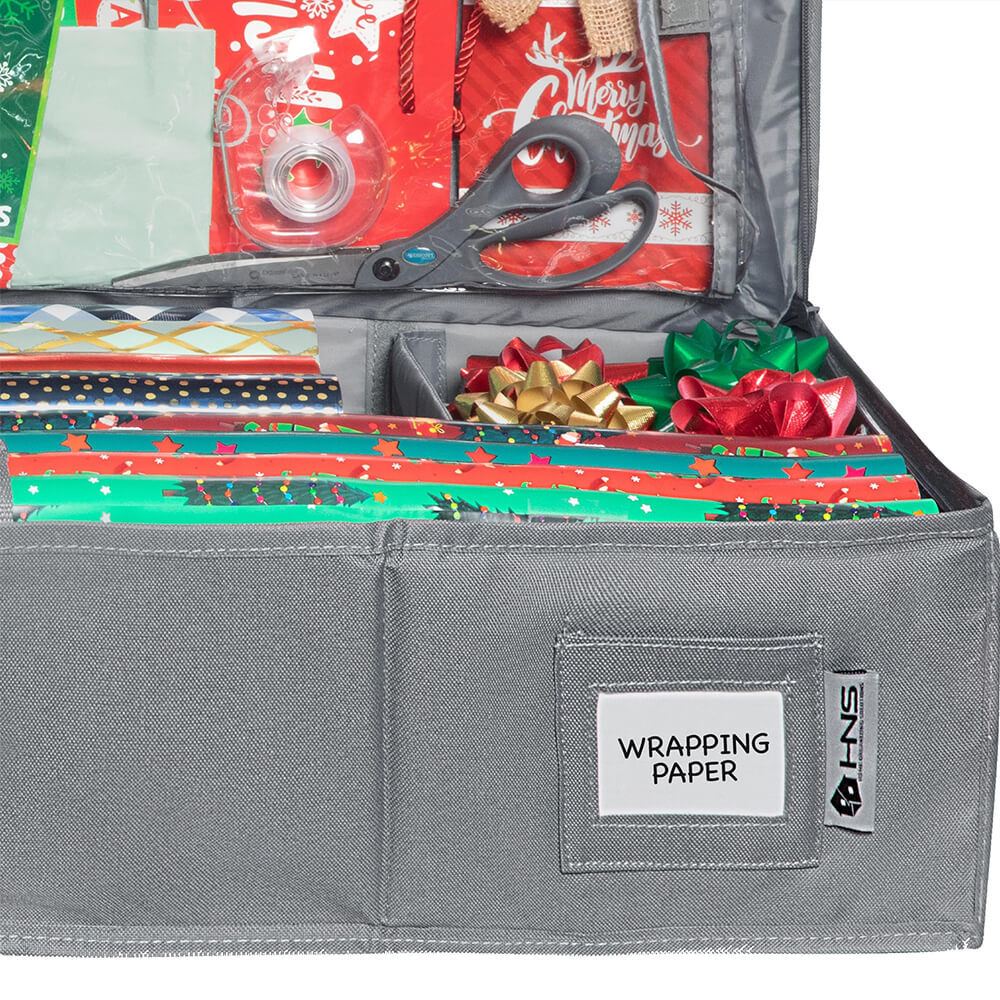 Christmas Wrapping Paper Storage Container