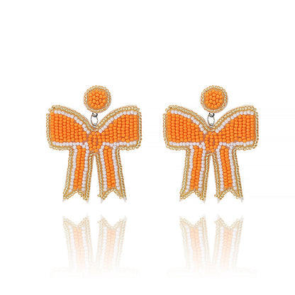 Classic Bow Beads Earrings