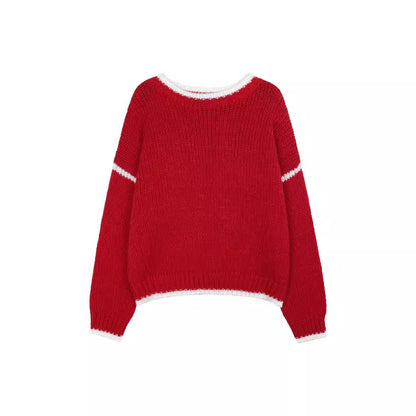 Big Sweater Female Loose Round Neck Sweater