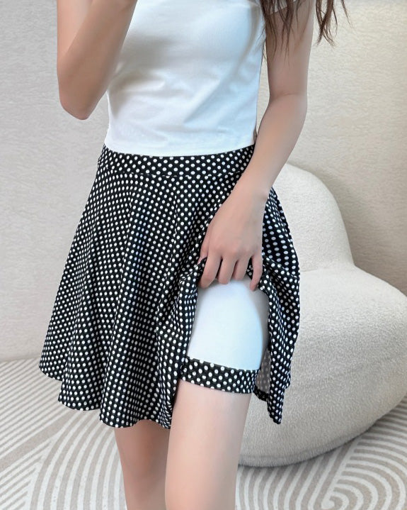 A-Line Pleated Skirt