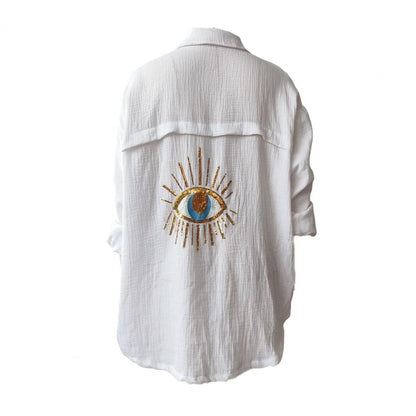 Evil Eye Sequin Shirt