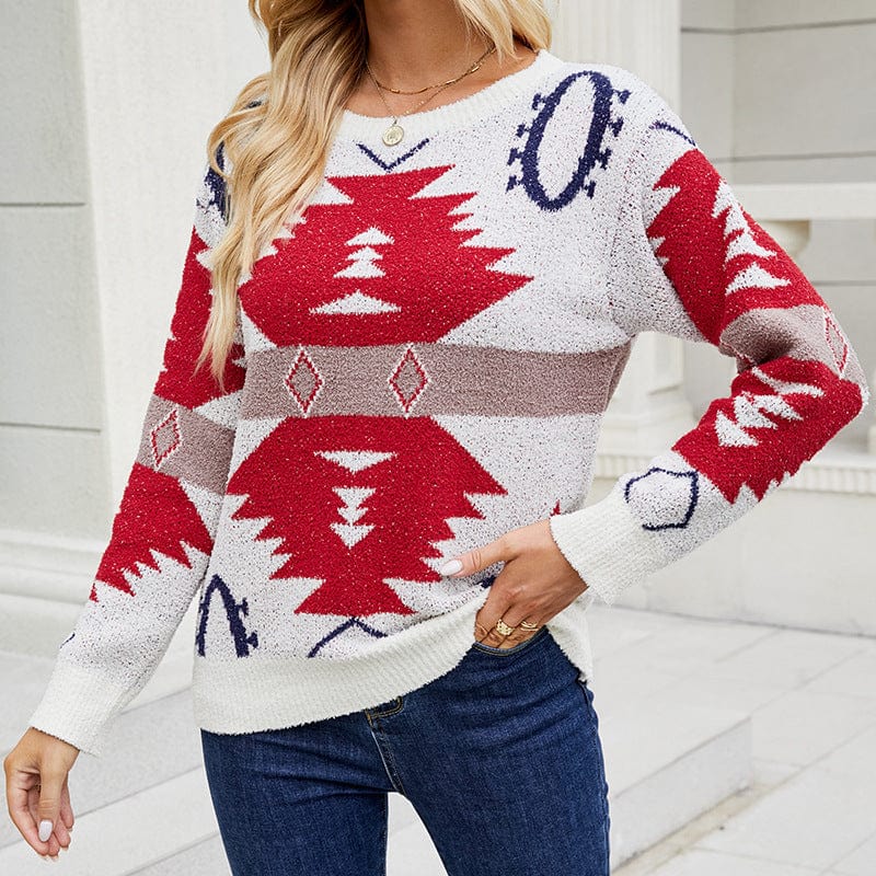 Niamh Aztec Pattern Sweater