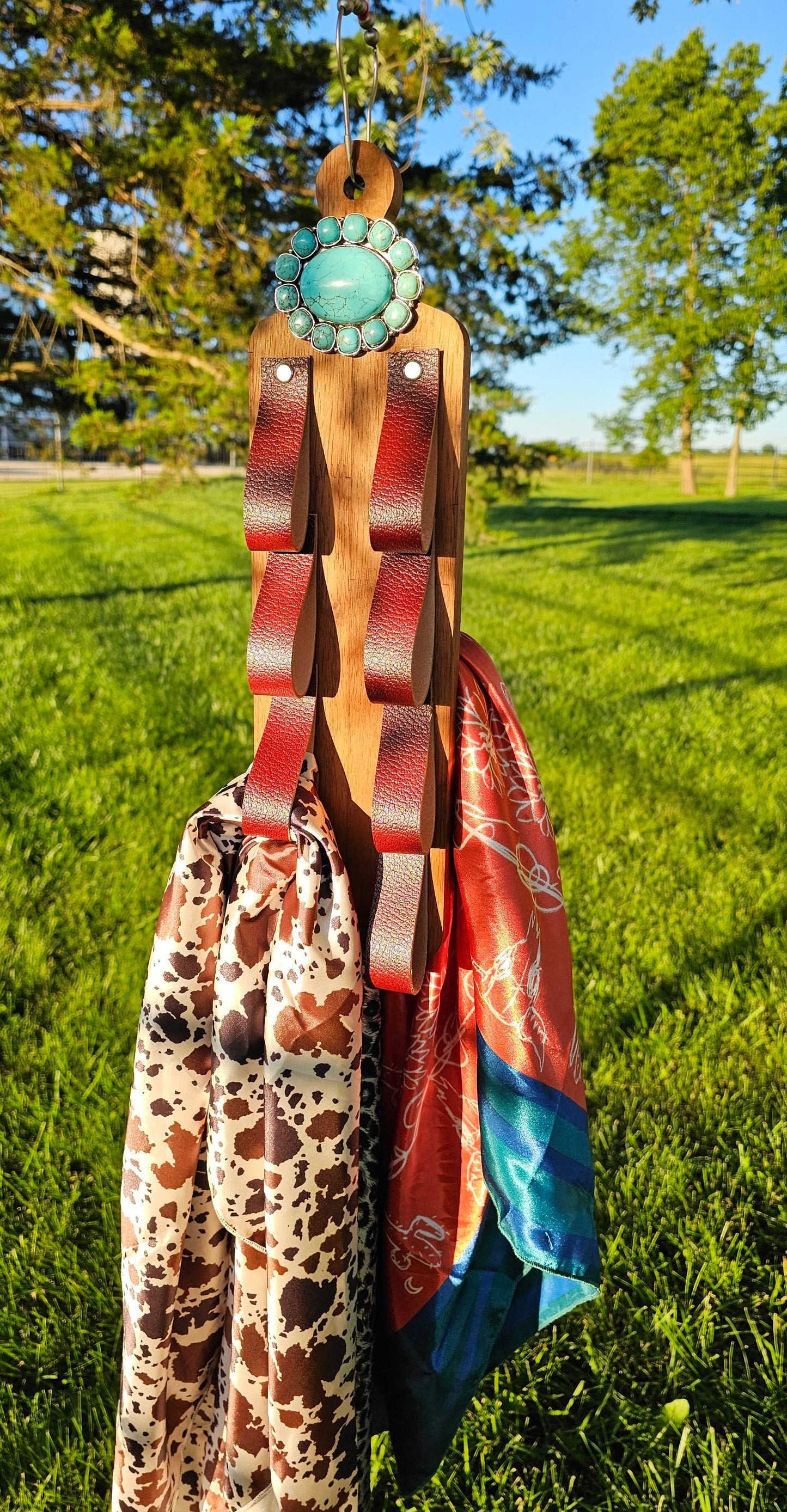 Handmade Wild Rag Scarf Organizer