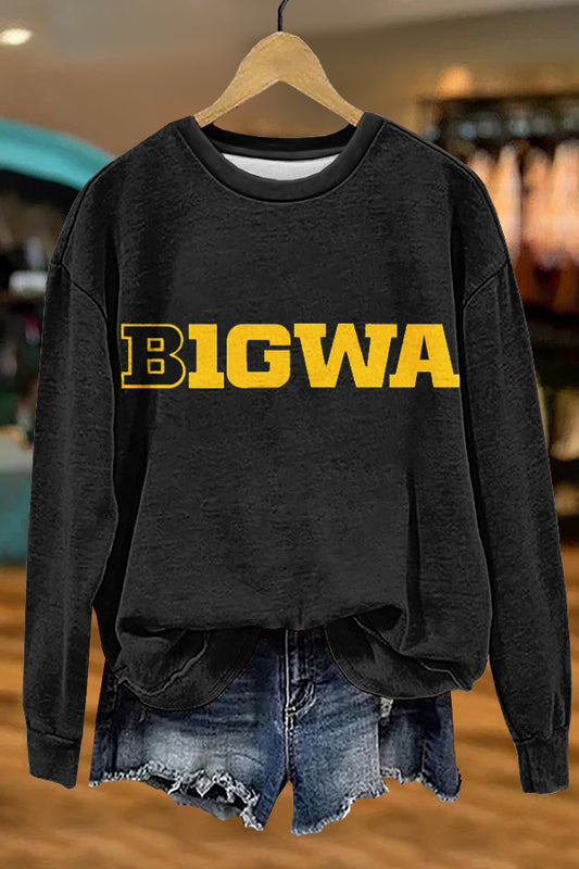 Gameday Iowa Print Sweatshirt