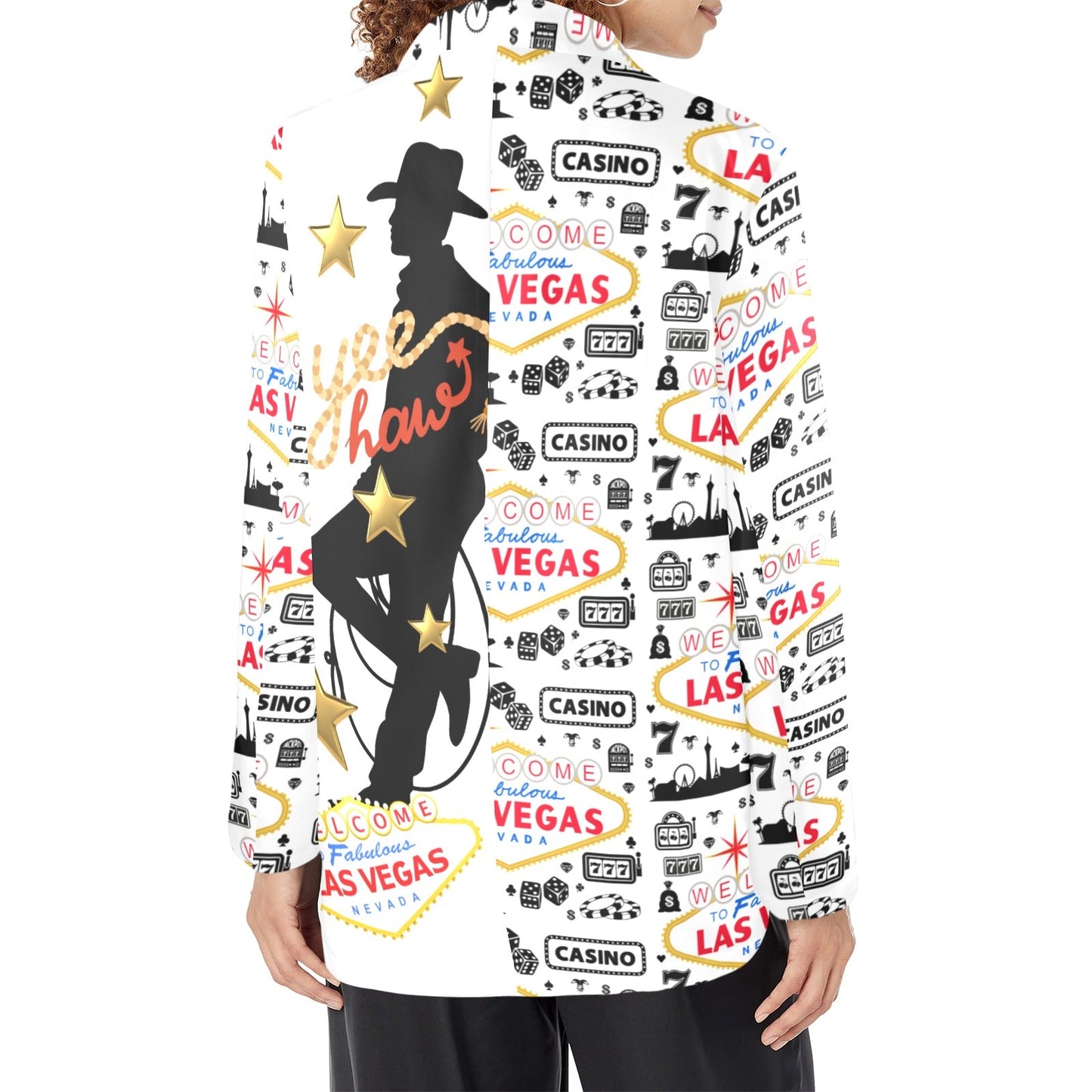 Yeehaw Cowboy Vegas Women's Western Blazer