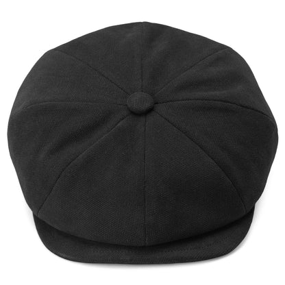 TIENDAHAT BLACK MODA NEWSBOY CAP