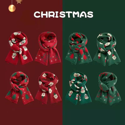 Unisex Santa Claus Knitted Scarf