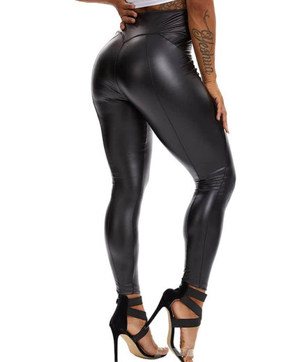 Leather Booty Shaping Pants