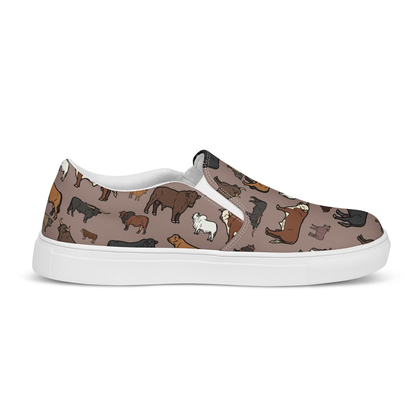 All Cattle, No Hat Women__ Slip-on Canvas Shoes