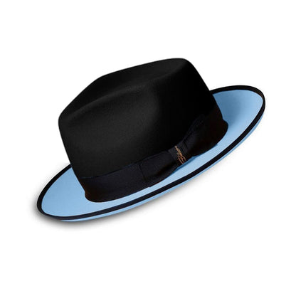 Limited - The Fox Fedora - Black Light Blue