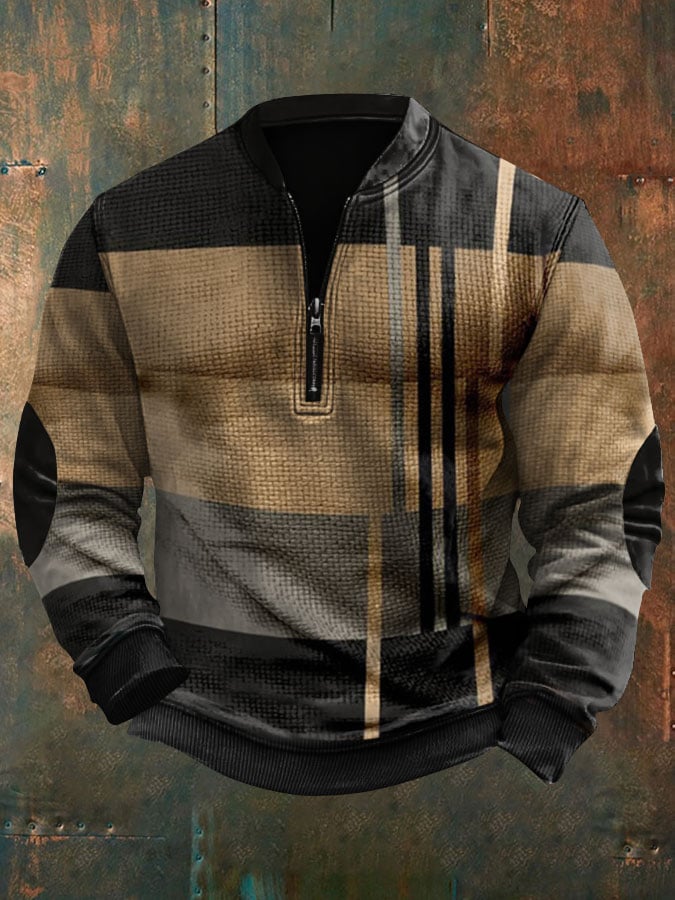 Men's Retro Casual Pullover