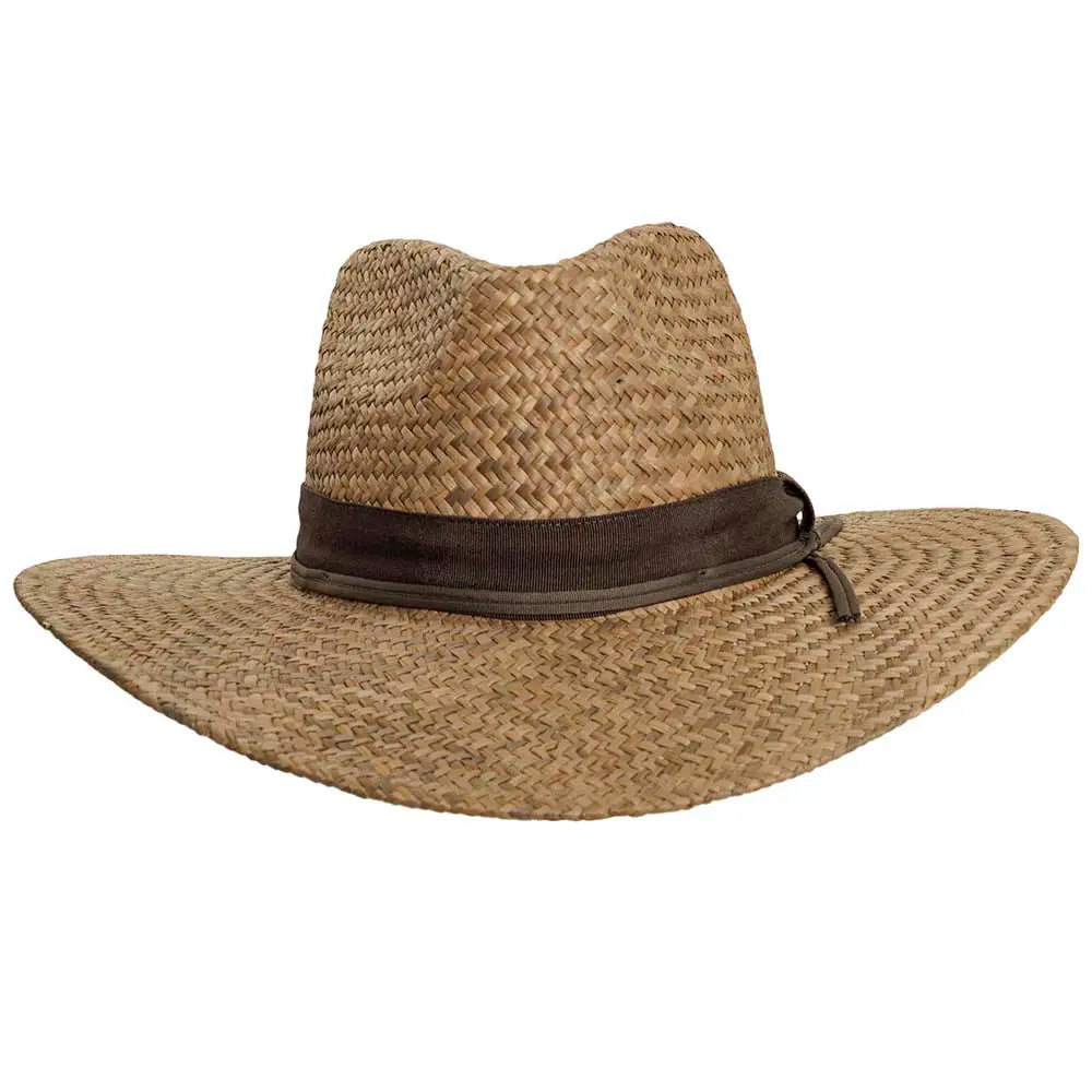 Morgan | Mens Wide Brim Straw Sun Hat