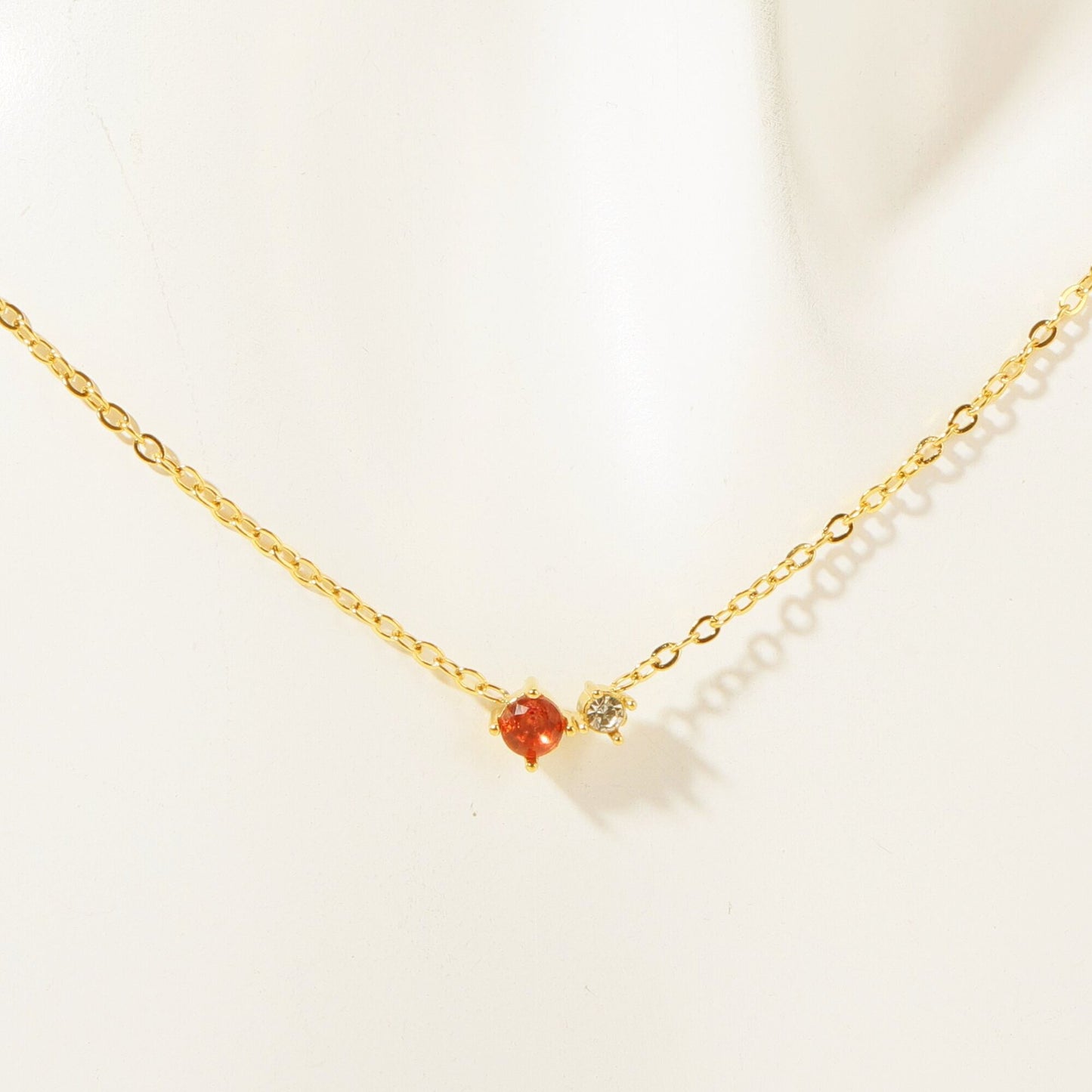 Women's Vintage Birthday Zircon Necklace