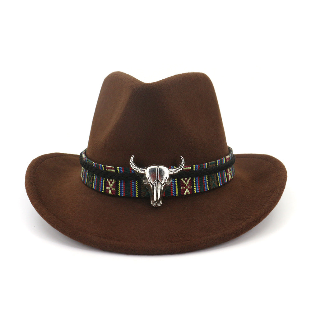 Hubert Western Cowboy Hat- Coffee