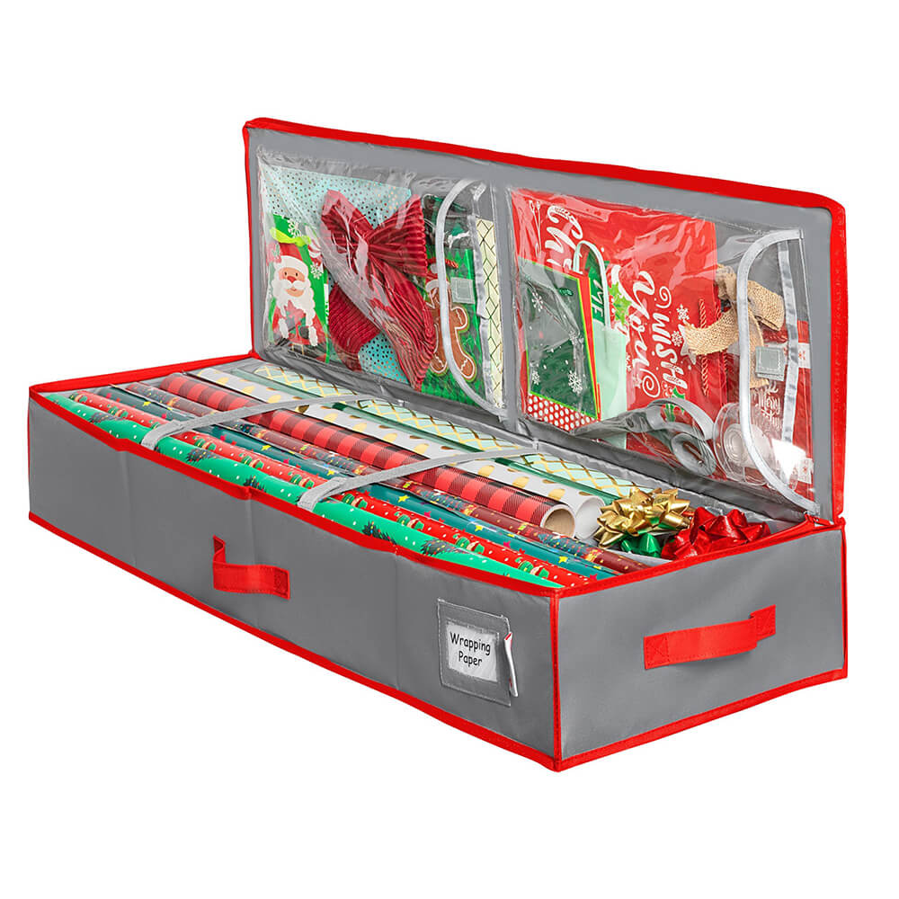 Christmas Wrapping Paper Storage Container